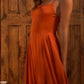 Satin A-Line Straight Neckline Gown by Cinderella Divine B8402 - Special Occasion