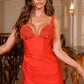 Fitted Beaded Sleeveless Corset Slit Gown by Cinderella Divine CD0231 - Special Occasion