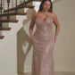 Halter Cutout Neckline Gown By Ladivine CC416C - Women Evening Formal Gown - Curves