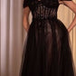 Off The Shouler A-Line Gown by Cinderella Divine CD0237 - Special Occasion