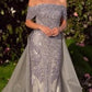 Off The Shoulder Mermaid Formal Evening Gown by Andrea & Leo Couture - MA103 - Special Occasion/Curves