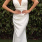Fitted Neoprene Fit & Flare Mermaid Bridal Gown by Cinderella Divine CH378W