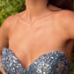 Strapless V-Neck Mermaid Formal Evening Gown by Andrea & Leo Couture - A1354 - Special Occasion/Curves