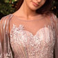 Fit & Flare Sweetheart Illusion Neckline Formal Evening Gown by Andrea & Leo Couture - MA105 - Special Occasion/Curves