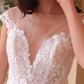 Illusion Neckline Layered Tulle Bridal Gown by Andrea & Leo Couture WL038 - Special Occasion