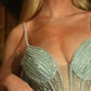 Embellished Sweetheart Neckline Tulle Gown By Ladivine CD759 - Women Evening Formal Gown - Special Occasion