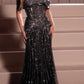 Embellished Strapless/Off the Shoulder Sweetheart Neckline Gown By Ladivine CD785 - Women Evening Formal Gown - Special Occasion/Curves