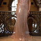Sweetheart Neckline Layered Tulle Gown By Ladivine CD767 - Women Evening Formal Gown - Special Occasion