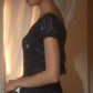 Embellished Chiffon Beaded A-Line Gown By Ladivine CL07 - Women Evening Formal Gown - Special Occasion/Curves