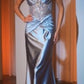 Embellished V-Neckline Sheath Gown By Ladivine CD752 - Women Evening Formal Gown - Special Occasion