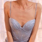 Sweetheart Neckline Leg Slit Gown By Amoris T707 - Women Evening Formal Gown - Special Occasion
