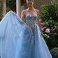Glitter Illusion Layered Tulle Gown by Andrea and Leo A1490 - Special Occasion