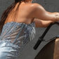 Strapless Sweetheart Neckline Gown By Ladivine CC463 - Women Evening Formal Gown - Special Occasion