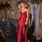 Strapless Sweetheart Neckline Gown By Ladivine CD714 - Women Evening Formal Gown - Special Occasion