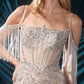 Cold Shoulder Straps Sheath Gown by Andrea and Leo A1510 - Special Occasion