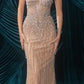 Beadwork Sweetheart Neckline Gown by Andrea and Leo A1503 - Special Occasion