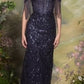 Fitted Straight Neckline Gown by Andrea and Leo A1511 - Special Occasion