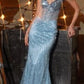 Embellishment Strapless Sheath Gown By Ladivine J903 - Women Evening Formal Gown - Special Occasion