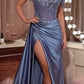 Off Shoulder High Slit Gown By Ladivine CDS554 - Women Evening Formal Gown - Special Occasion
