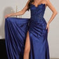 3D Floral Sweetheart Neckline Gown By Ladivine CDS567 - Women Evening Formal Gown - Special Occasion