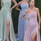 One Shoulder A-Line Gown By Ladivine CD409 - Women Evening Formal Gown - Special Occasion/Curves