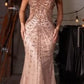 High Halter Neckline Gown By Ladivine CC8281 - Women Evening Formal Gown - Special Occasion
