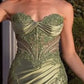 Strapless Sweetheart Neckline Gown By Ladivine KV1132 - Women Evening Formal Gown - Special Occasion