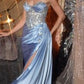 Strapless Sweetheart Neckline Gown By Ladivine KV1131 - Women Evening Formal Gown - Special Occasion