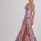 Jovani 22364 V-Neckline Beaded Dress - Special Occasions