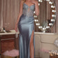 Beaded Plunging Neckline Gown By Ladivine C172 - Women Evening Formal Gown - Special Occasion