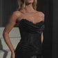 Satin Strapless Sweetheart Neckline Gown by Cinderella Divine CD797 - Special Occasion
