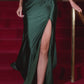 Beaded Plunging Neckline Gown By Ladivine C172 - Women Evening Formal Gown - Special Occasion