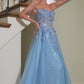 Scoop Neckline A-Line Gown By Ladivine C174 - Women Evening Formal Gown - Special Occasion
