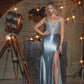 Crystal Sweetheart Neckline Gown By Ladivine CA121 - Women Evening Formal Gown - Special Occasion