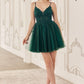 Lace Bodice A-Line Layered Tulle Short Dress by Cinderella Divine SF047 - Special Occasion