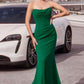 Chiffon Scoop Neckline Gown By Amoris T702 - Women Evening Formal Gown - Special Occasion
