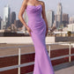 Chiffon Scoop Neckline Gown By Amoris T702 - Women Evening Formal Gown - Special Occasion