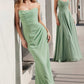 Chiffon Scoop Neckline Gown By Amoris T702 - Women Evening Formal Gown - Special Occasion