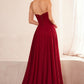 Strapless Cowl Neckline A-Line Gown By Amoris T703 - Women Evening Formal Gown - Special Occasion