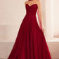 Strapless Cowl Neckline A-Line Gown By Amoris T703 - Women Evening Formal Gown - Special Occasion