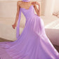 Strapless Cowl Neckline A-Line Gown By Amoris T703 - Women Evening Formal Gown - Special Occasion