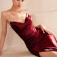 Strapless V Neckline Leg Slit Gown By Amoris T704 - Women Evening Formal Gown - Special Occasion