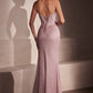 Sweetheart Neckline Leg Slit Gown By Amoris T707 - Women Evening Formal Gown - Special Occasion
