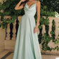 Cowl Neckline A-Line Gown By Amoris T714 - Women Evening Formal Gown - Special Occasion
