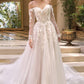 Off Shoulder Sweetheart Neck Bridal Gown by Andrea & Leo Couture WL067