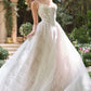 Scoop Neckline A-Line Bridal Gown by Andrea & Leo Couture WL069