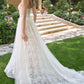 Scoop Neckline A-Line Bridal Gown by Andrea & Leo Couture WL069