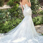 Strapless Fitted Mermaid Bridal Gown by Andrea and Leo WL088
