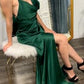 Cowl Satin Fitted Gown by Cinderella Divine 7479 - Special Occasion