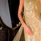 One Shoulder with Overskirt Gown By Ladivine J851 - Women Evening Formal Gown - Special Occasion/Curves